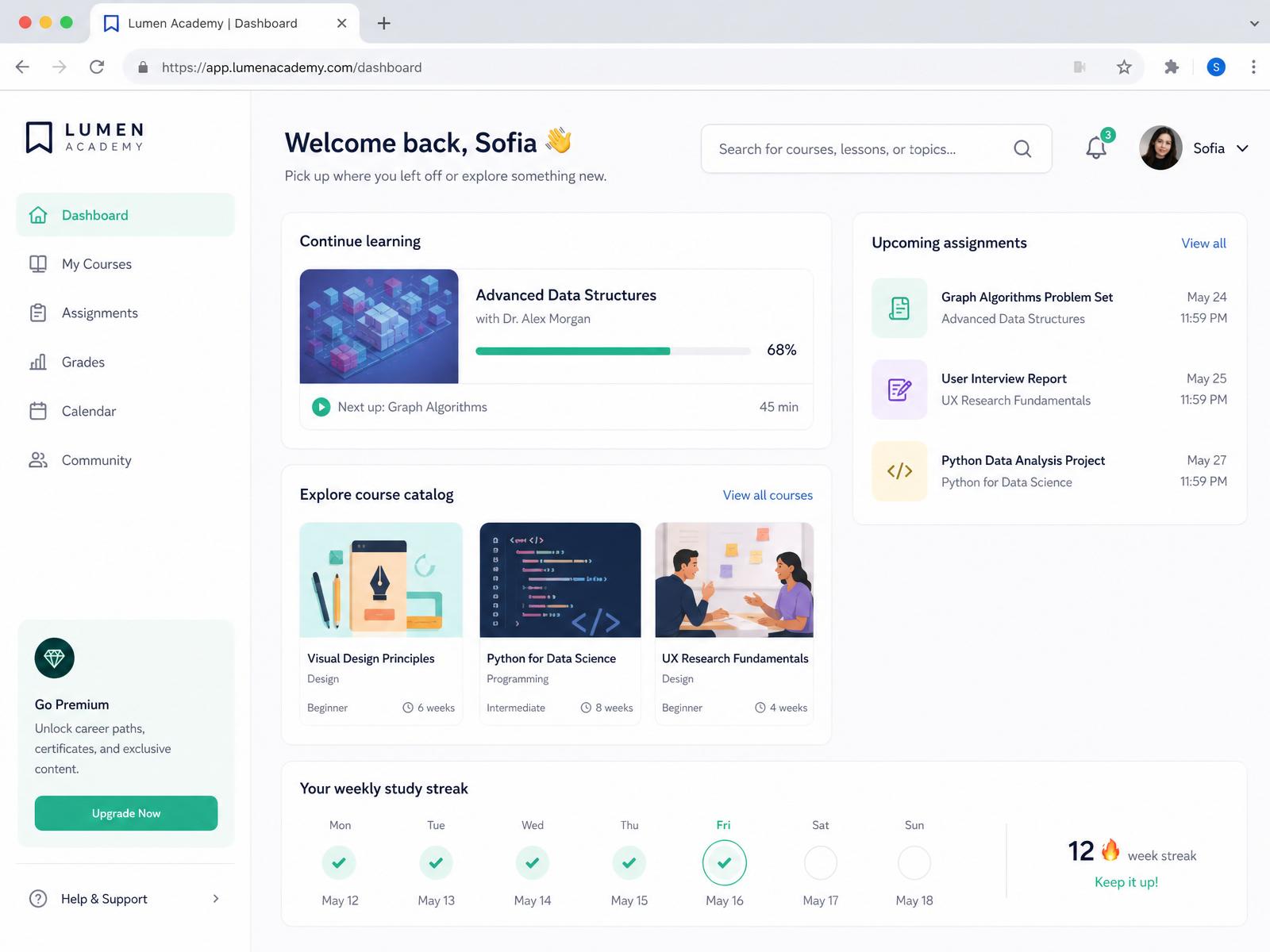 Education website mockup by Setup Experts